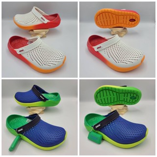 รองเท้าลำลองแฟชั่น (ทูโทน) สไตล์ Crocs LiteRide Clog