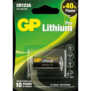 ถ่าน ถ่าน CR123A, CR123 Panasonic, Energizer, GP, Kodak, PKcell, Procell by Duracell (CR17345) Lithium 3V 1ก้อน ของใหม่