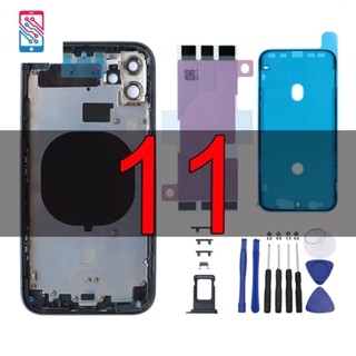 Oem ฝาครอบแบตเตอรี่ พร้อมกุญแจด้านข้าง และถาดซิม สําหรับ iPhone 11