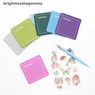 Bgth แผ่นรองตัดกระดาษ ขนาดเล็ก 8x8 ซม. แฮนด์เมด 1 ชิ้น