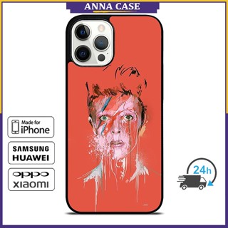 เคสโทรศัพท์มือถือ ลาย David Bowie Art สําหรับ iPhone 14 Pro Max 13 Pro Max Samsung Galaxy Note10+ S21Ultra