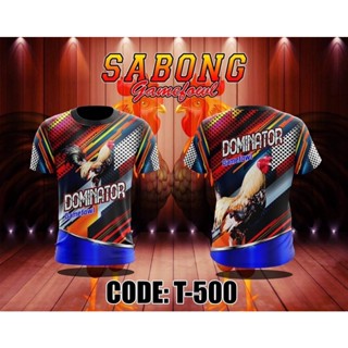 Sabong เสื้อยืดแขนสั้น พิมพ์ลาย 3D ระบายอากาศ เต็มตัว แฟชั่นฤดูร้อน (2)