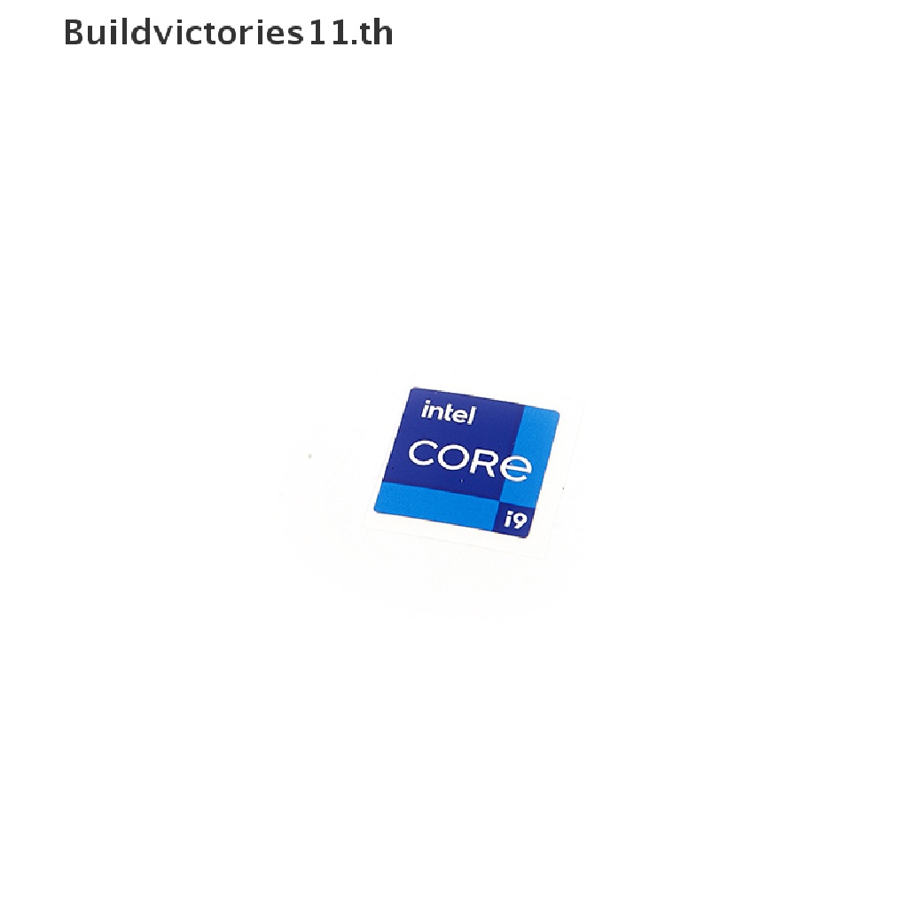 Buildvictories11 สติกเกอร์เมทัลลิก Intel i3 i5 i7 i9 11th Core Duo Pentium สําหรับติดตกแต่งคอมพิวเตอร์