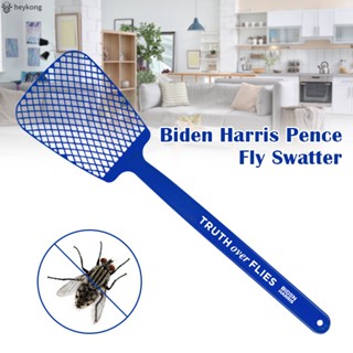 Truth Over Flies Biden Harris ไม้ตีแมลงวัน แบบพกพา ทนทาน พิมพ์ลายตัวอักษร Truth Over Flies Biden Harris สําหรับบ้าน สํานักงาน