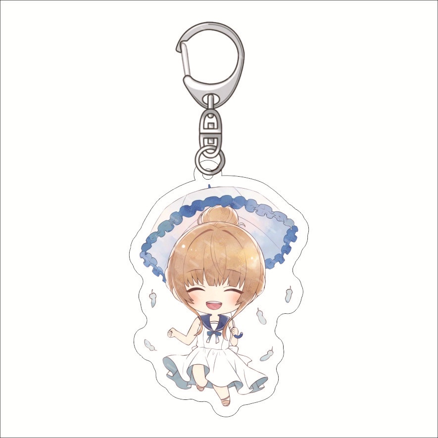 Sq2 Angel Next ประตู Spoils Me Rotten พวงกุญแจอะนิเมะพวงกุญแจอะคริลิคน่ารักกระเป๋าจี้การ์ตูน Shiina Mahiru Key Cha