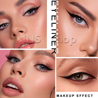 INS 2 in 1 อายไลเนอร์ ชนิดน้ำ กันน้ำ หัวใหญ่ ติดทนนาน แห้งเร็ว Eye Liner