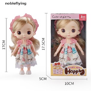 Nf ตุ๊กตา bjd ขนาดเล็ก 16 ซม. 1/12 สําหรับเด็กผู้หญิง อายุ 3 ถึง 10 ปี