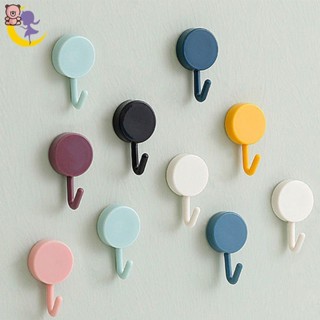 5Pcs/Set Self Adhesive Sticky Hook,Small Wall Hooks Seamless Sticky Hooks Kitchen Bedroom Bathroom YUE