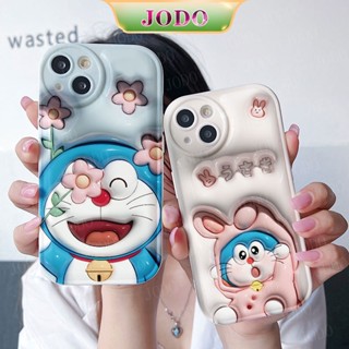 เคสโทรศัพท์ซิลิโคน TPU แบบนิ่ม ลายการ์ตูนโดราเอมอน 3D กันกระแทก สําหรับ iPhone 14 13 12 11 Promax 6 6S 7 8 Plus X XR XSMax SE