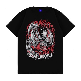 เสื้อยืดแขนสั้นเสื้อยืด ลายการ์ตูนอนิเมะ Kizaru Gothic Series PARASYTES-5XL