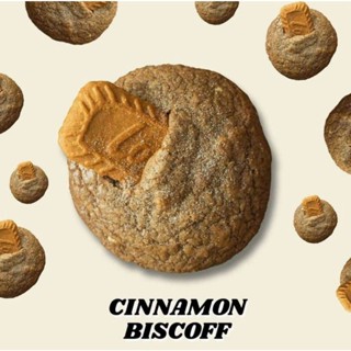 Jumbo Cookie คุ้กกี้ยักษ์ Cinnamon Biscoff กรอบนอกนุ่มใน