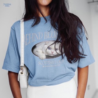 " Behind Blue Eyes" เสื้อยืดทรงหลวมOversize By Nothing Hills™