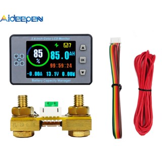 Aideepen VA9810 เครื่องวัดแรงดันไฟฟ้าแบตเตอรี่ บลูทูธ 2.4 นิ้ว DC 8-100V