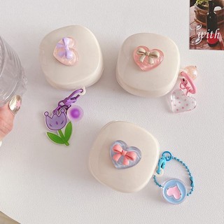 เคสซิลิโคน ลายดอกทิวลิป พร้อมพวงกุญแจ สําหรับ Samsung Galaxy buds 2 Pro buds 2pro Pro buds 2