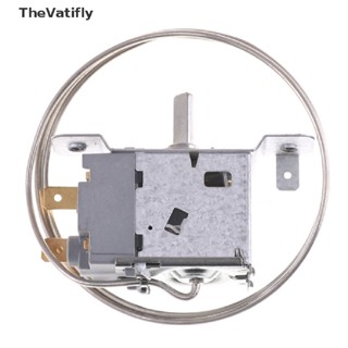 [TheVatifly] 2 Pin WPF-20 Terminals Freezer Refrigerator Thermostat with Metal Cord [Preferred]