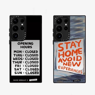 Casetify David Shrigley เคสโทรศัพท์มือถือ PC แบบแข็งพิเศษ สําหรับ Samsung Galaxy S23 S22 Plus Ultra