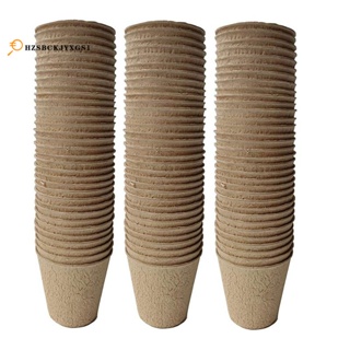 110 Pack 3 Inches Biodegradable Seedling Peat Pots Indoor Planting Cups Seedling Cup for Plants  Starter, for Seedlings