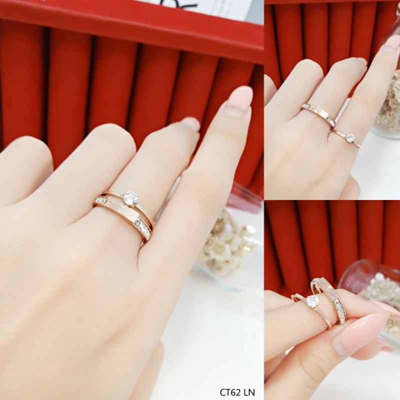 แหวนไทเทเนียมผู้หญิง CT62-71 LN
