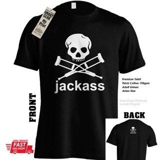 [S-5XL] เสื้อยืดลําลอง พิมพ์ลายภาพยนตร์ Jackass Reality Comedy Teion เข้ากับทุกการแต่งกาย สําหรับผู้ชาย 608795