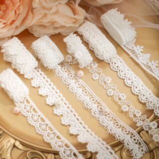 Qouzmo ผ้าลูกไม้ สําหรับตกแต่งสมุดไดอารี่ 80 ซม. [Lace Capriccio collection]