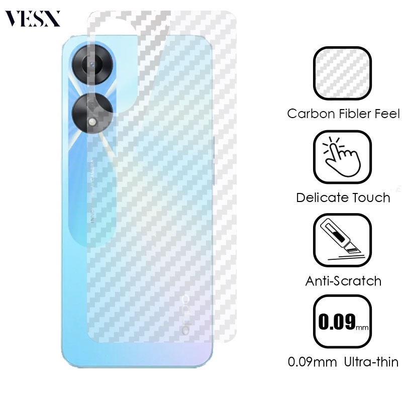 ฟิล์มหลัง สำหรับ เคฟล่า เคฟร่า OPPO A60 A79 A18 A38 A58 A98 A78 A17 A77 A77s A57 A17K A16 A16s A16K A96 A76 A95 A55 A15 A15s A74 A54 A94 5G 4G 2024