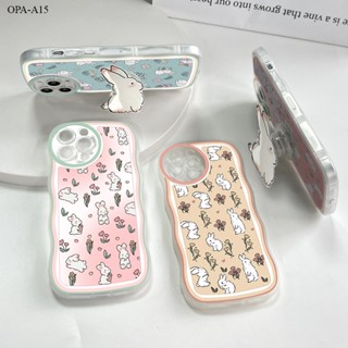 OPPO A15 A15S A16 A16K A16E A17 A17K A37 A37F NEO 9 A39 A57 A83 2016 เคสออปโป้ สำหรับ Soft TPU Case Rabbit Cartoon เคส เคสโทรศัพท์ เคสมือถือ Big Wave Shockproof Cover