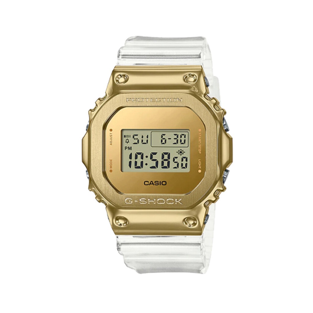 CASIO G-SHOCK พร้อมส่ง นาฬิกาข้อมือ นาฬิกากันน้ำ นาฬิกาของแท้ ประกันศูนย์ CMG 1 ปี ผ่อน0%รุ่น GM-5600SG-9 นาฬิกาสีทอง