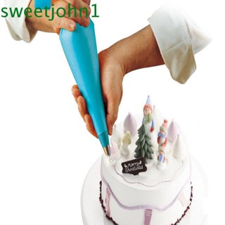 SWEETJOHN DIY Tool Decorating Reusable Silicone Icing Piping Cream Pastry Bag