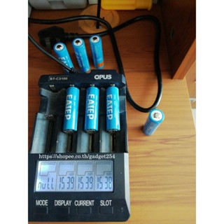 4 ก้อน 1800mAh AA 1.2V Ni-MH ถ่านชาร์จ ความจุจริงเยอะ ไฟแรง ถ่าน