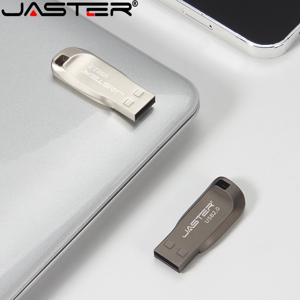Jaster แฟลชไดรฟ์ USB โลหะ 128GB 1 ชิ้น ฟรีโลโก้ปากกา 64GB รูปที่ 7