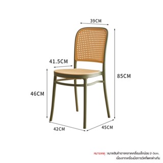MODERN  เก้าอี้พลาสติกหวายเทียม รุ่น DD-115 เก้าอี้รับประทานอาหาร