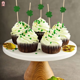 200 Counts St. Patricks Day Shamrock ไม้คนค็อกเทล สําหรับงานเลี้ยงค็อกเทล วันไอริช ของตกแต่งวัน Patrick YUE