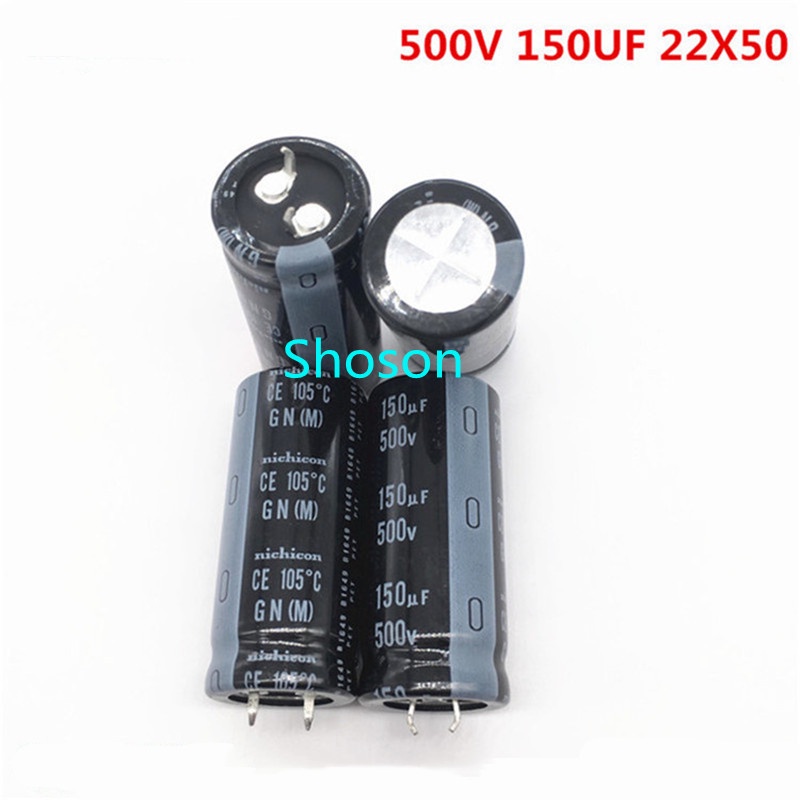 ตัวเก็บประจุไฟฟ้า 500V 150uf 22X50 มม. 150UF500V 22 * 50 มม. 1 ชิ้น