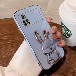 เคส POCO X4 PRO 5G เคสซิลิโคนนิ่ม ชุบไฟฟ้า กันกระแทก สําหรับ XIAOMI POCO X4 PRO 5G DDTZZJ01 น่ารัก ลายการ์ตูน กันกระแทก