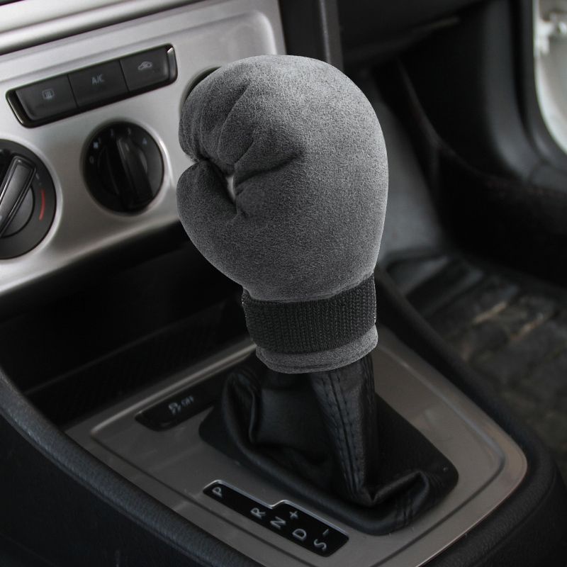 Creative Boxing Car Gear Grip Cover ตกแต่งเกียร์การปรับเปลี่ยนเกียร์คันโยกฝาครอบเกียร์ฝาครอบป้องกันมืออัตโนมัติ