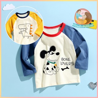 งานเข้าใหม่ เสื้อเด็กเเฟชั่น เสื้อยืดเด็ก เสื้อยืดแขนสั้น ผ้าฝ้ายแท้ พิมพ์ลายการ์ตูน