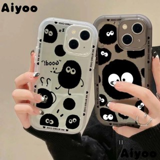 ✅เคสป้องกันโทรศัพท์มือถือใส แบบนิ่ม ลาย VODO สีดํา สําหรับ Apple iPhone 14 13promax 12 11pro xr xs 8p 7plus