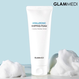 Glammedi โฟมล้างหน้า ไฮยารูลอนิก แบบนิ่ม ให้ความชุ่มชื้น ดูแลผิว สไตล์เกาหลี