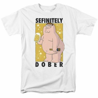 [S-5XL] Gluttonous Cat-shop เสื้อยืด คอกลม ผ้าฝ้าย พิมพ์ลายการ์ตูน Merch Sober Peter Griffin แฟชั่นคลาสสิก สําหรับผู้ชาย