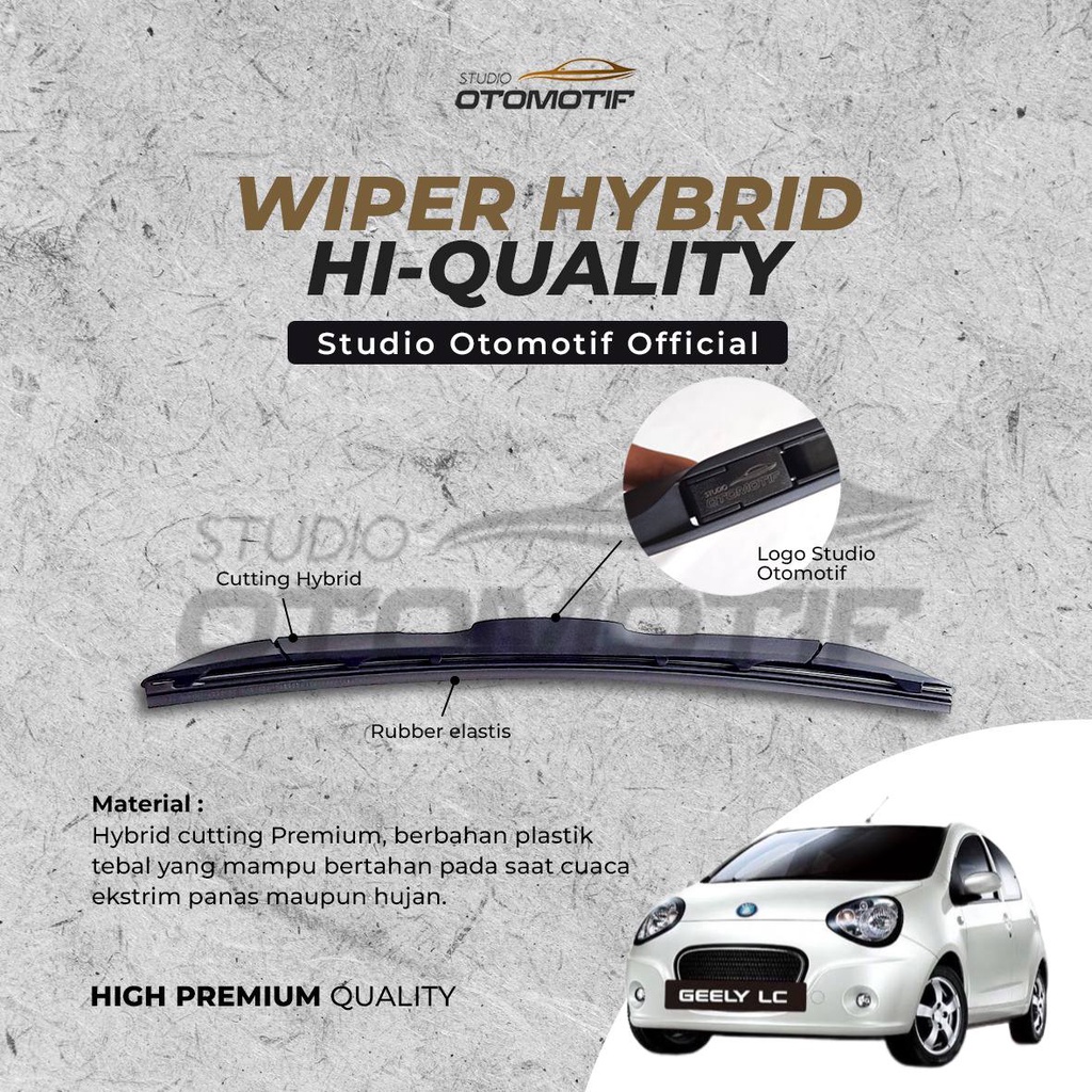 Geely LC Panda HYBRID OFFICIAL STUDIO AUTOMOTIVE WIPER 1 ชิ้น