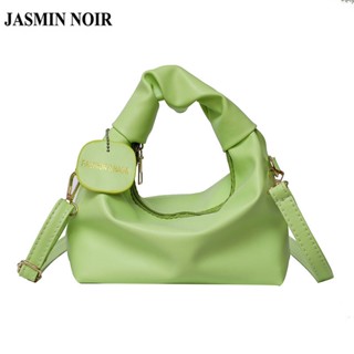 Jasmin NOIR กระเป๋าถือ กระเป๋าสะพายไหล่ หนัง PU ทรงโท้ท เรียบง่าย สําหรับสตรี