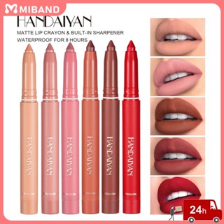 Ready Stock Matte ลิปสติก Waterproof Lasting Non-Stick Cup ลิปสติกปากกา Matte Lip Liner Pencil