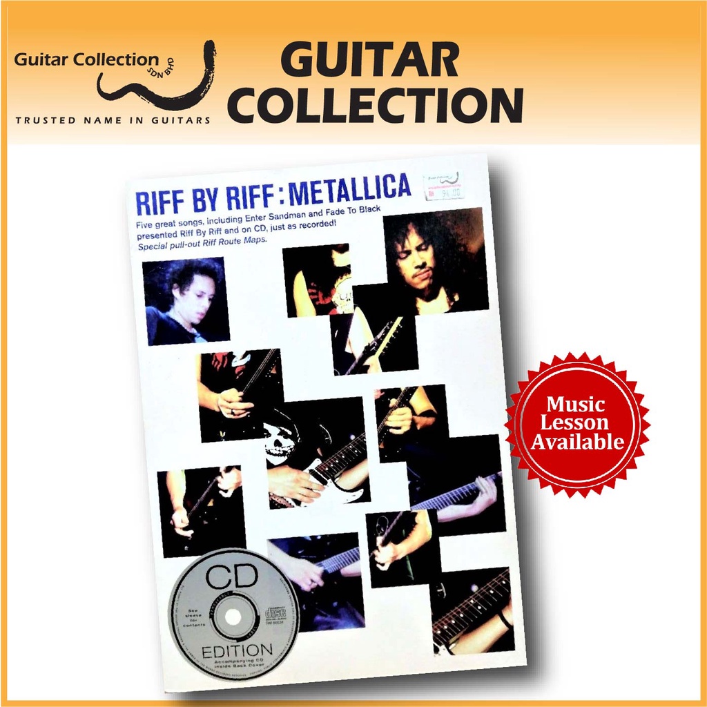 Riff By Riff by Metallica (มีซีดี)