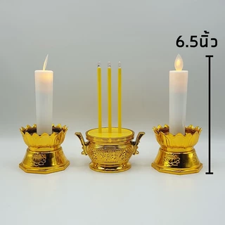 กระถางธูปไฟฟ้า (แบบสั้น) LED CANDLE เชิงเทียนปลอม เทียนใส่ถ่าน เทียนไฟฟ้า ธูปLED ธูปไฟฟ้า ชุดธูปเทียน เทียนอิเล็กทรอนิกส