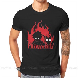 [S-5XL]Cool Tshirt Fairy Tail Lucy Natsu Happy Gray Erza Anime Classic T Shirt ManS Tops Individuality Oversized