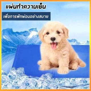 Pet Cool mat ที่นอนเจลเย็น สำหรับตว์เลี้ยง แบบหนา เย็นสบาย แผ่นเจลเย็น ที่นอนเย็น แผ่นทำความเย็น ที่นอนสัตว์เลี้ยง