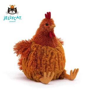 British JELLYCAT Cecil เจี๊ยบ Clooney ไก่ของเล่นตุ๊กตาเจี๊ยบ Bessie ไอ้จ้อนน้อย