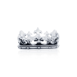 the Westminster Crown ring แหวนเงินแท้ 925 แกะมือขัดเงาพิเศษ พร้อมลงดำขับลาย ยุคกลางยุโรปสุดดุดัน ลายมงกุฎ Westminster