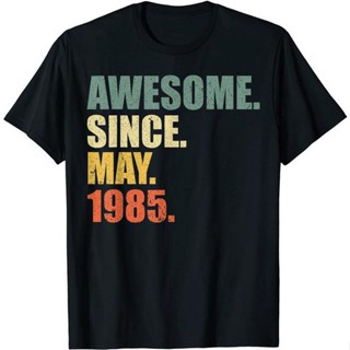 Awesome since May 1985 T-Shirt Vintage 34th Birthday gift_03