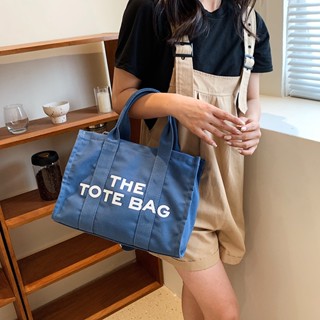 THE TOTE BAG กระเป๋านักเรียน jocob กระเป๋าถือผ้าแคนวาส พร้อมสายสะพายยาว ซิปบน มีซิปด้านใน สินค้าพร้อมส่งค่ะ A4 Size SC4437